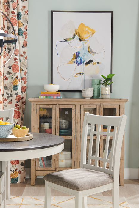 Dena 5-Piece Counter-Height Dining Package - White and Grey