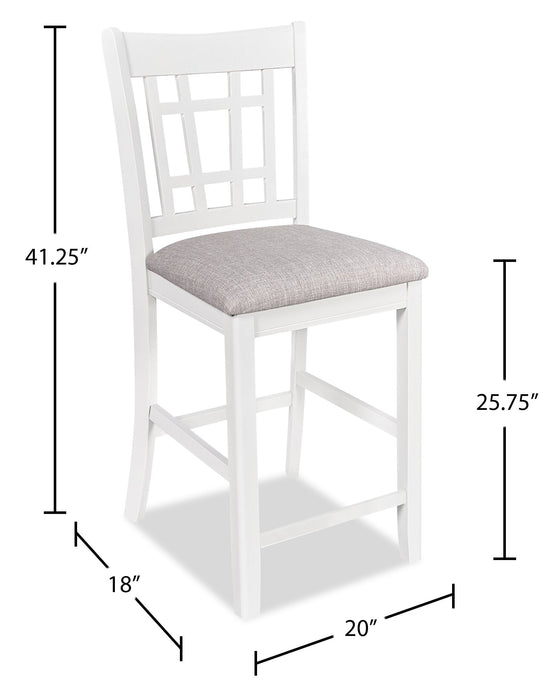 Dena Counter-Height Dining Chair - White