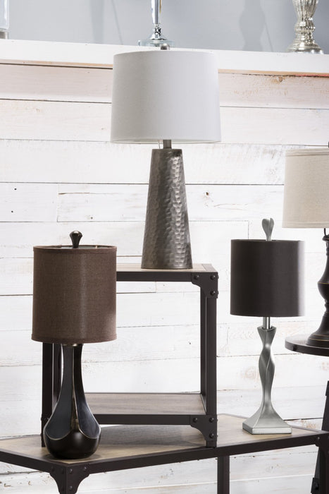 Mountain Bronze Resin Table Lamp