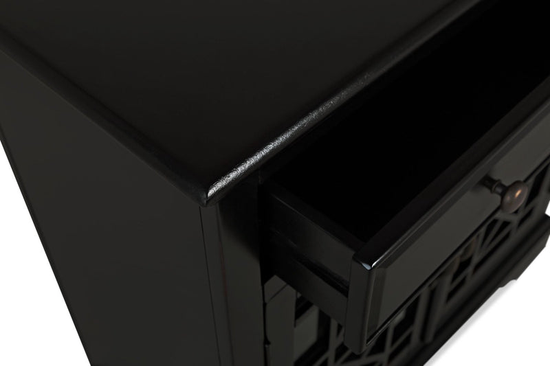 Marseille Accent Cabinet – Black
