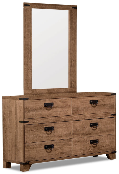 Driftwood 6-Drawer Dresser