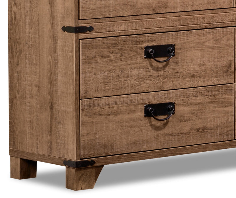 Driftwood 6-Drawer Dresser