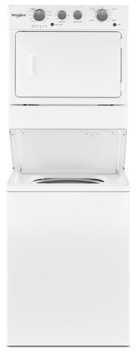 Whirlpool® 4.0 cu.ft Electric Stacked Laundry Center 9 Wash cycles and AutoDry™