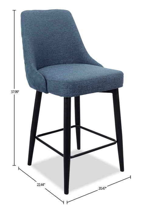 Eden Counter-Height Stool - Blue
