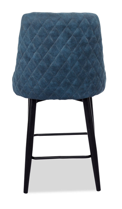 Eden Counter-Height Stool - Blue