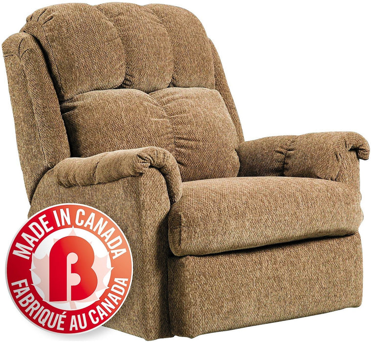 Brown Chenille Rocker Recliner