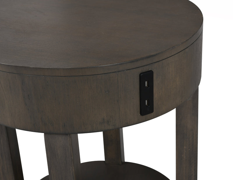 Elroy End Table with USB