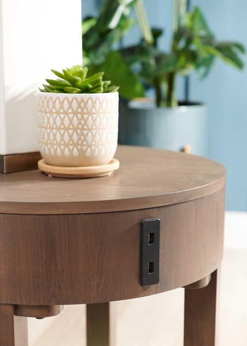 Elroy End Table with USB