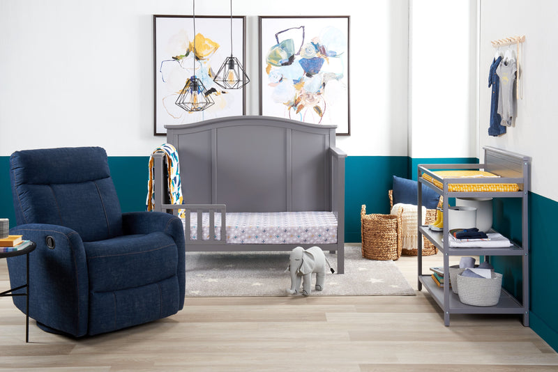 Emerson 4-in-1 Convertible Crib - Dove Grey