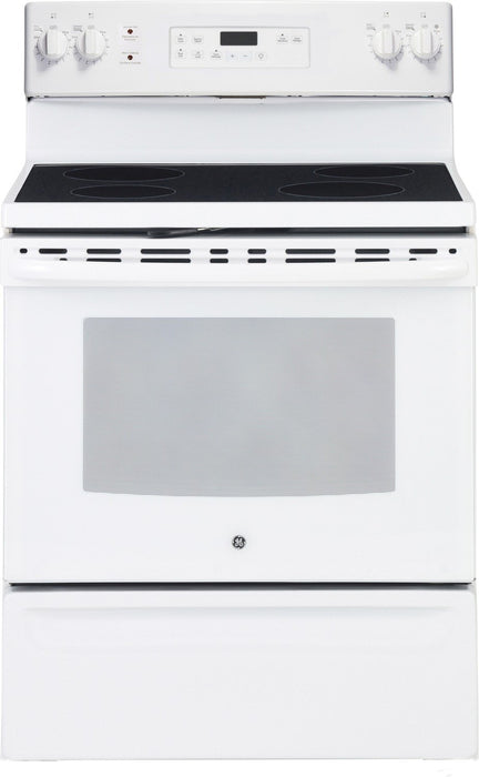 GE 5.0 Cubic Foot Freestanding Electric Self-Cleaning Range – JCB630DKWW
