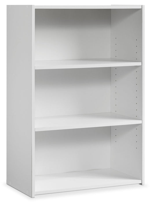 Boston 3-Shelf Bookcase – White