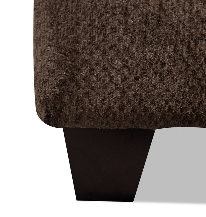 Febe Chenille Chair - Brown