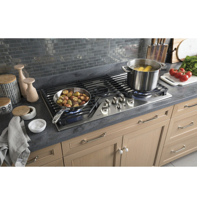 GE Profile™ Series 36\" Built-In Gas Cooktop – PGP9036SLSS