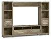 Glendale 4-Piece Entertainment Centre with 60\" TV Opening – Grey