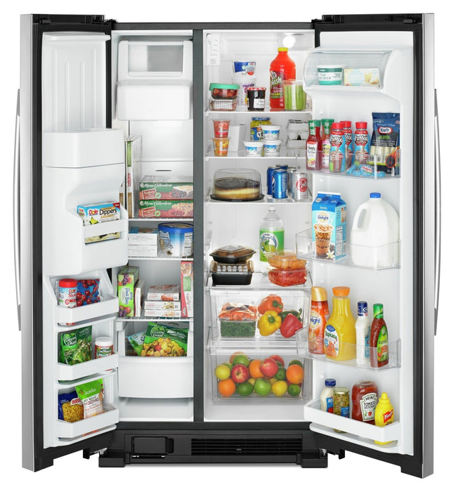 Amana 21 Cu. Ft. Side-By-Side Refrigerator with Dual Pad External Ice and Water Dispenser – ASI2175G