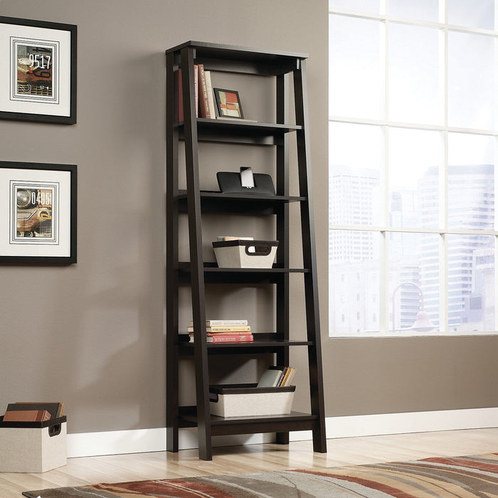Stockbridge Bookcase with Five Shelves – Jamocha Wood