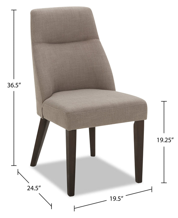 Gabi Accent Dining Chair - Charcoal