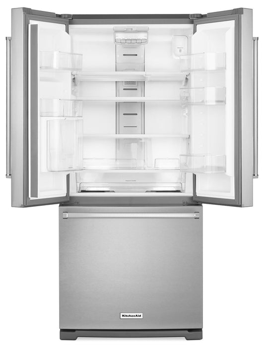 KitchenAid 19.7 Cu. Ft. French-Door Refrigerator with Interior Water Dispenser - Stainless Steel