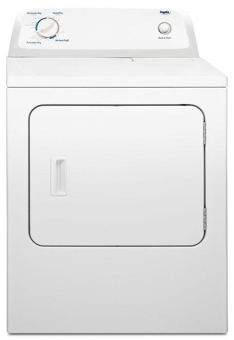 Inglis 4.0 Cu. Ft. Top-Load Washer and 6.5 Cu. Ft. Electric Dryer – White