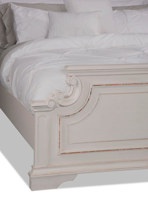 Grace Queen Bed - Antique White