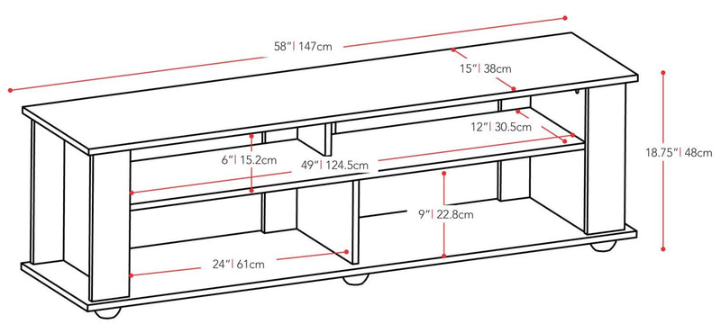 Bakersfield 58\" TV Stand