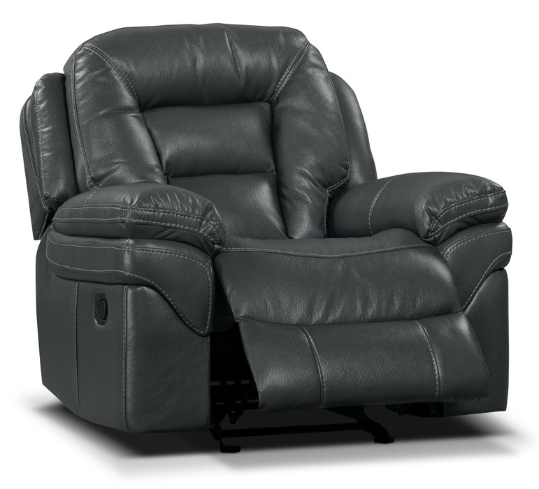 Leo Leath-Aire® Fabric Rocker Recliner - Grey