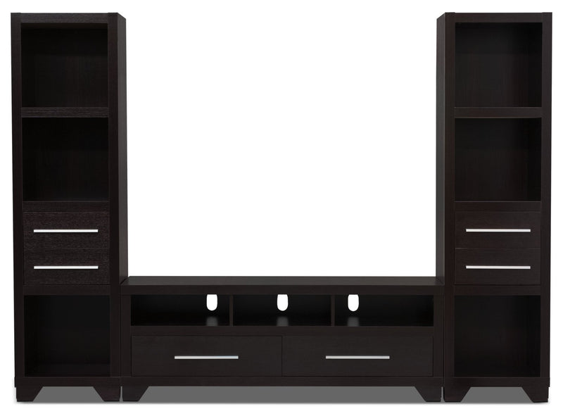 Glendale 3-Piece Entertainment Centre with 60\" TV Opening – Espresso