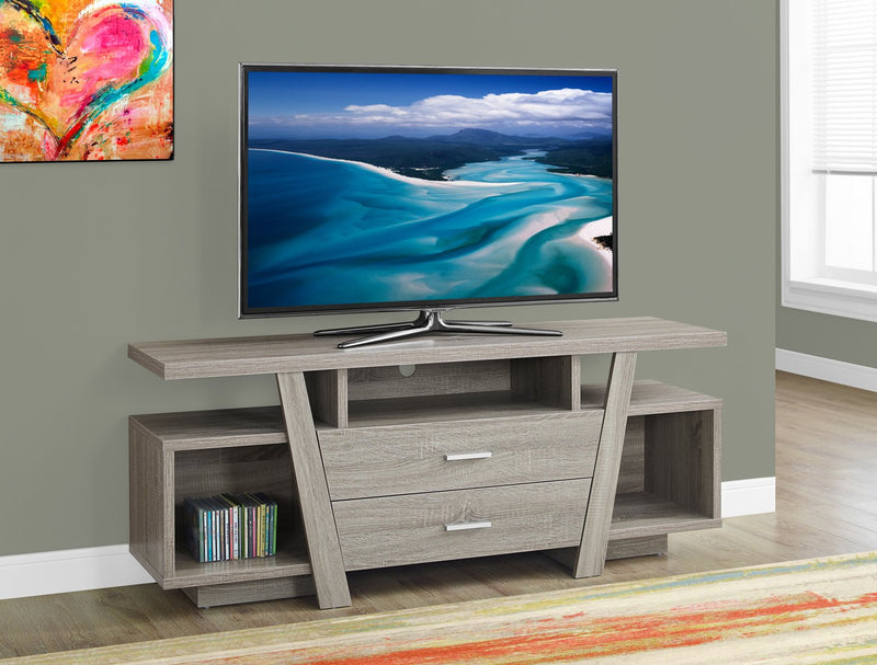 Loris 60\" TV Stand – Dark Taupe