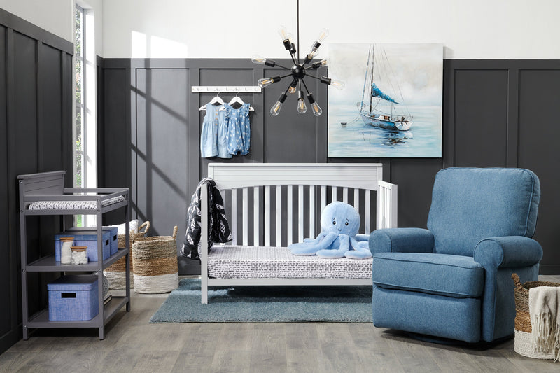 Harper 4-in-1 Convertible Crib - Snow White