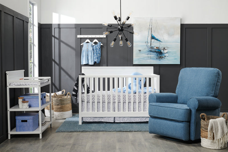 Harper 4-in-1 Convertible Crib - Snow White