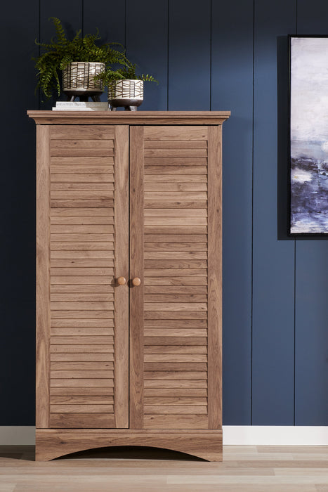 Harbor View Storage Cabinet - Salt Oak