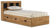 Driftwood Full Mates Bed with Bookcase Headboard