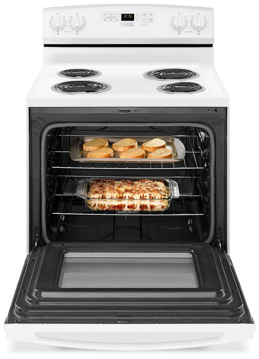 Amana 4.8 Cu. Ft. Freestanding Electric Range – YACR4503SFW