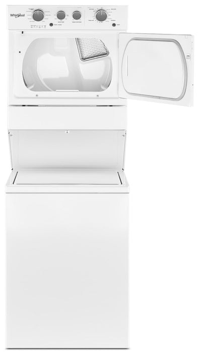 Whirlpool® 4.0 cu.ft Electric Stacked Laundry Center 9 Wash cycles and AutoDry™