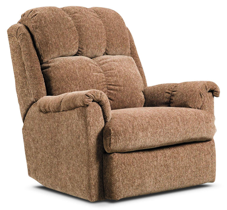 Brown Chenille Power Recliner