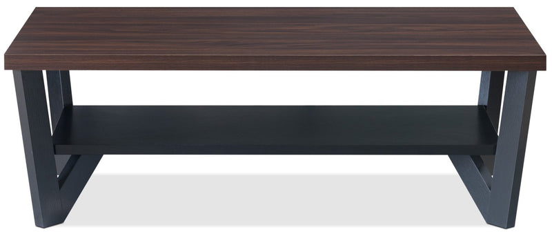 Arika 3-Piece Coffee and Two End Tables Package - Black