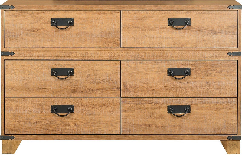 Driftwood 6-Drawer Dresser