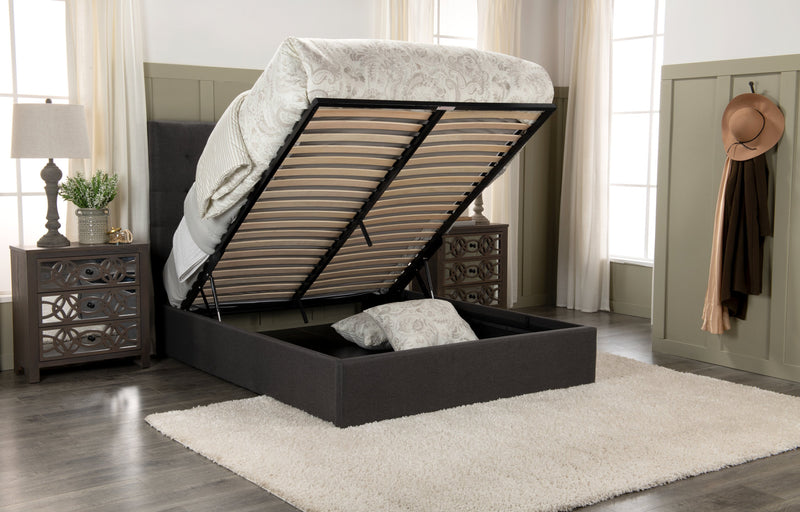 Jace Storage Queen Bed - Grey