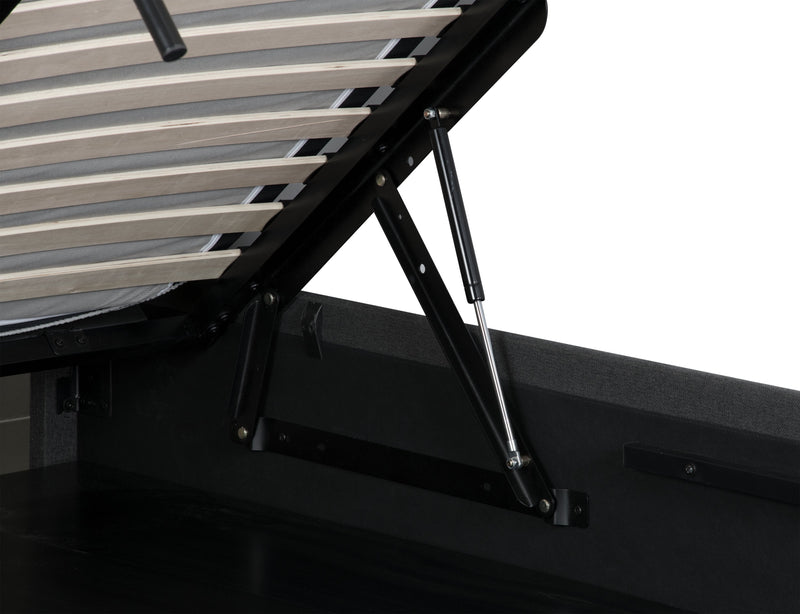 Jace Storage Queen Bed - Grey