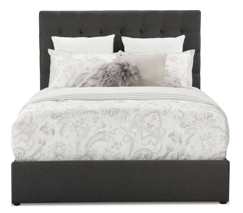 Jace Storage Queen Bed - Grey