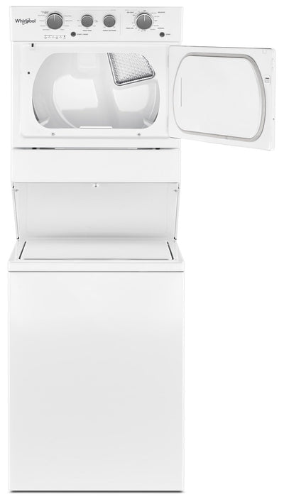 Whirlpool® 4.0 cu.ft Gas Stacked Laundry Center 9 Wash cycles and AutoDry™
