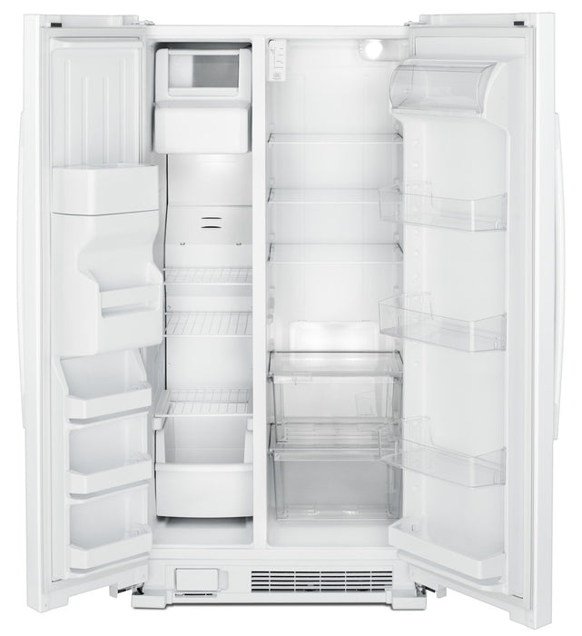 Amana 21 Cu. Ft. Side-By-Side Refrigerator with Dual Pad External Ice and Water Dispenser – ASI2175G