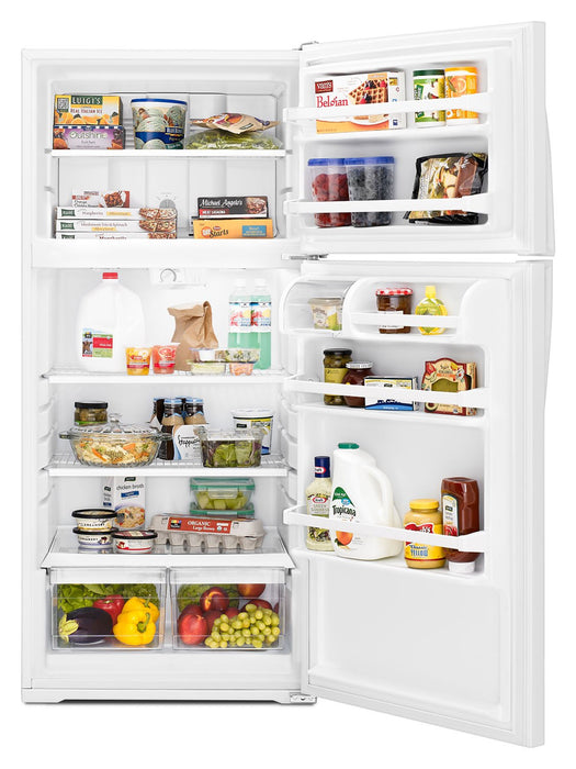 Whirlpool 14 Cu. Ft. Top-Freezer Refrigerator – WRT134TFDW