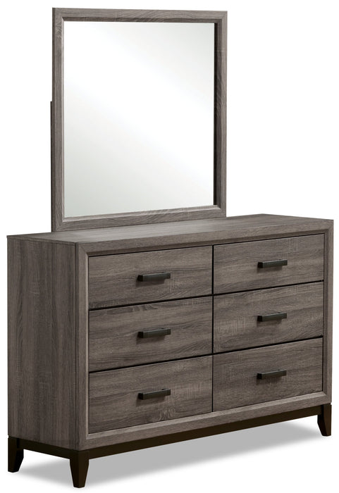 Kate 5-Piece King Bedroom Package - Grey
