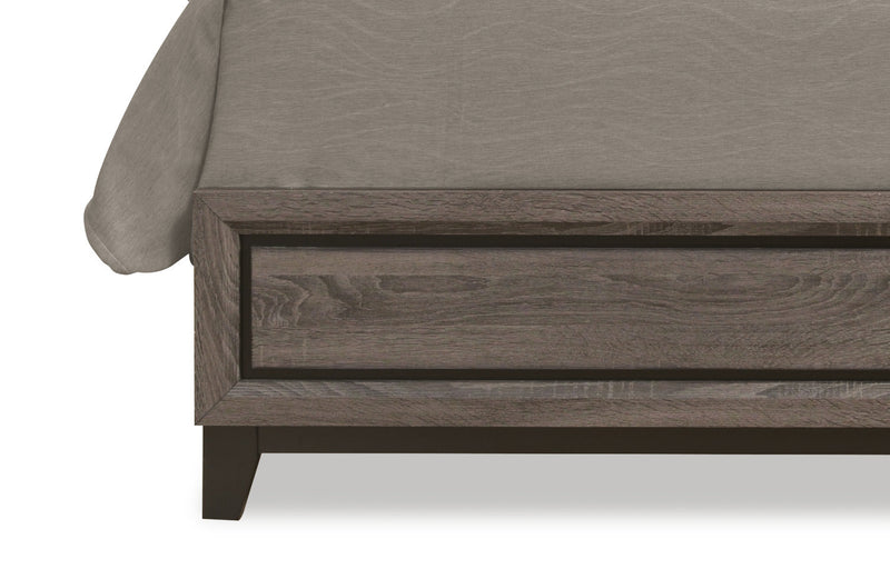 Kate King Bed - Grey