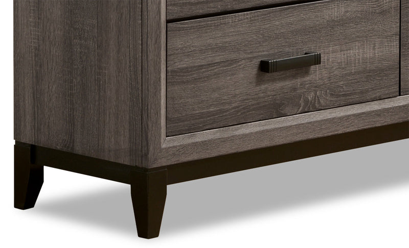 Kate 6-Piece Queen Bedroom Package - Grey