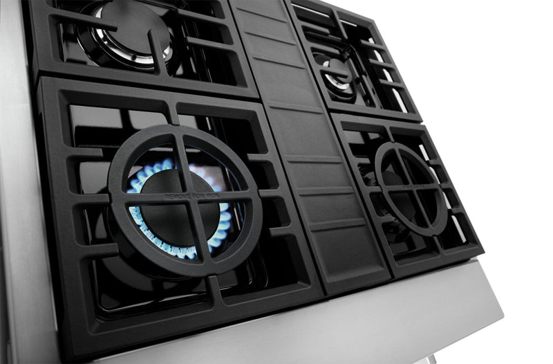 KitchenAid 30'' 4-Burner Commercial-Style Gas Range Top - KCGC500JSS