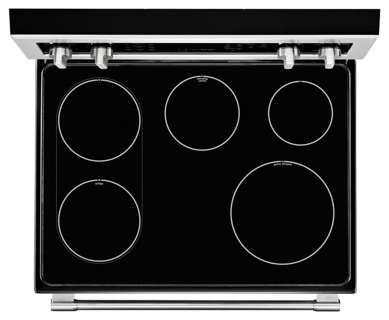 Maytag 6.7 Cu. Ft. Double Oven Electric Range with True Convection – YMET8800FZ