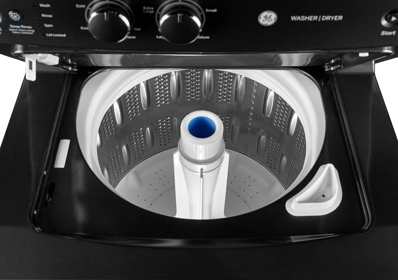 GE Unitized Spacemaker Washer and Electric Dryer Combination – GUD37ESMMDG