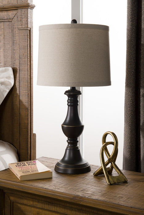 Oil-Rubbed Bronze Finish Table Lamp